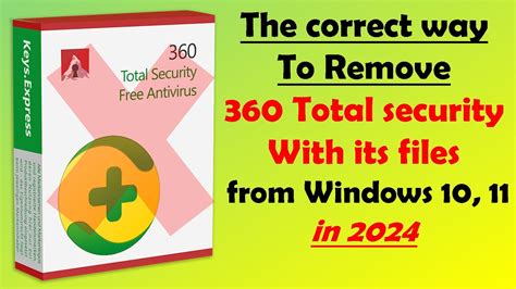 How to remove 360 Total Security .